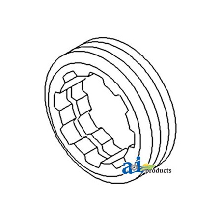 A & I Products Coupling, Gear, 3rd & 4th 5" x5" x1" A-70232452